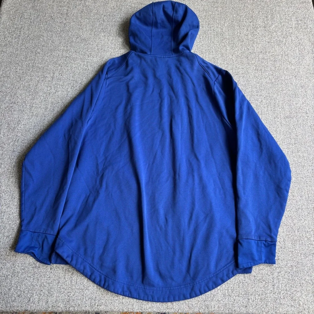 New York Knicks Nike Hoodie Mens XL Blue NBA Basketball Dri-FIT Pullover